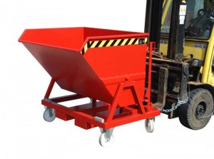 Kippmulde KS-700  mit Rollen und Einfahrtaschen
